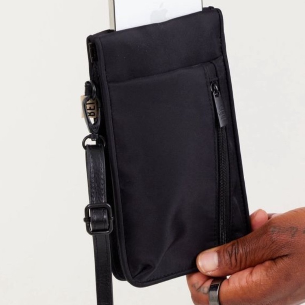 Beis ID cross body bag in black